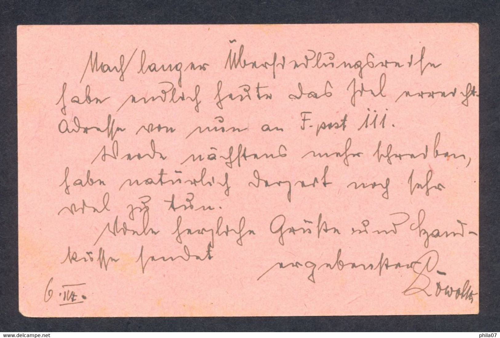 Austria WWI - Military Mail Card With Cancel K.u.K. Feldhaubitzregiment Nr. 7. - Otros & Sin Clasificación