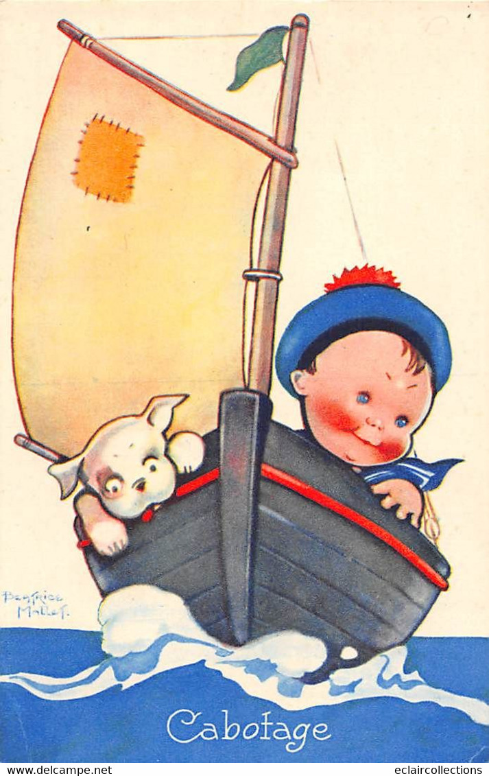 Illustrateur:  Mallet  . Cabotage. Enfant Marin.  (voir Scan) - Mallet, B.