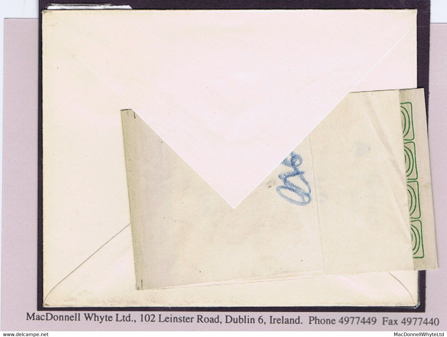 Ireland 1925 Envelope 2d Green Sharp Flap Commercial Size Unused With Original Wrapper Band 11 X 2d For 2/- - Entiers Postaux