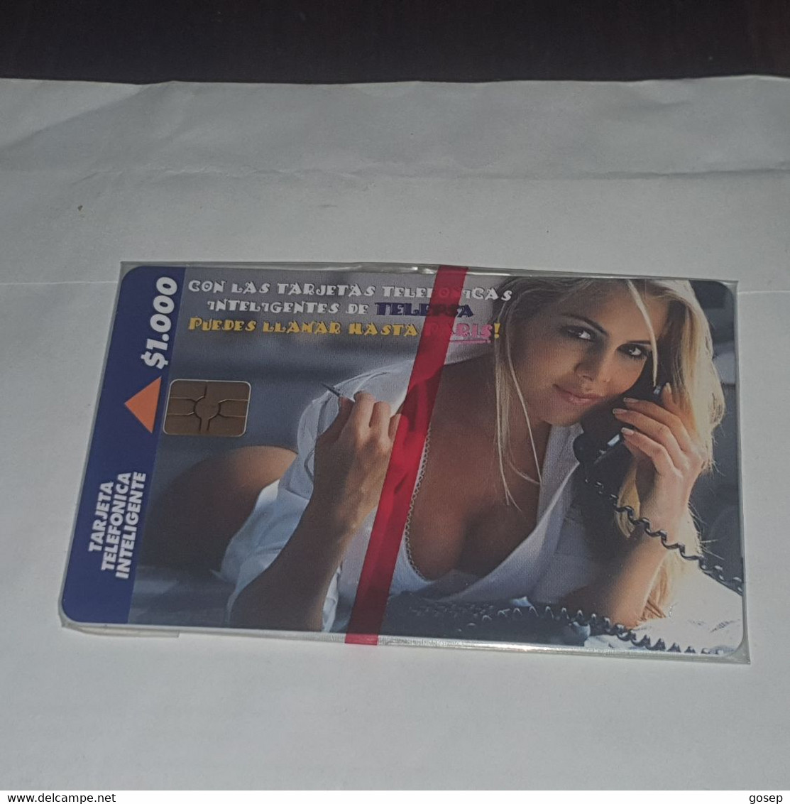 Colombia-(CO-TE-011/2)-puedes Llamar Hasta-(34)-($1.000)-(00001717)-mint Card+1card Prepiad Free - Kolumbien