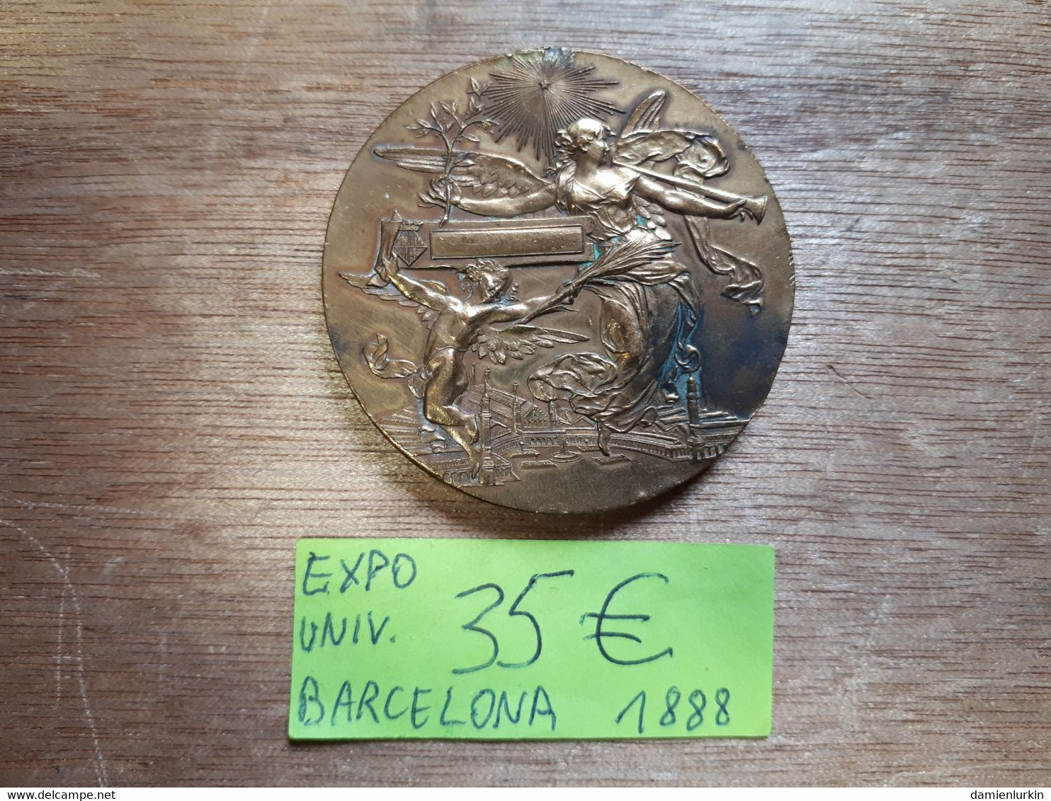 --PROMO 25€-- ESPAGNE MEDAILLE 1888 EXPOSITION BARCELONE --LIRE DESCRIPTION-- - Monarchia/ Nobiltà