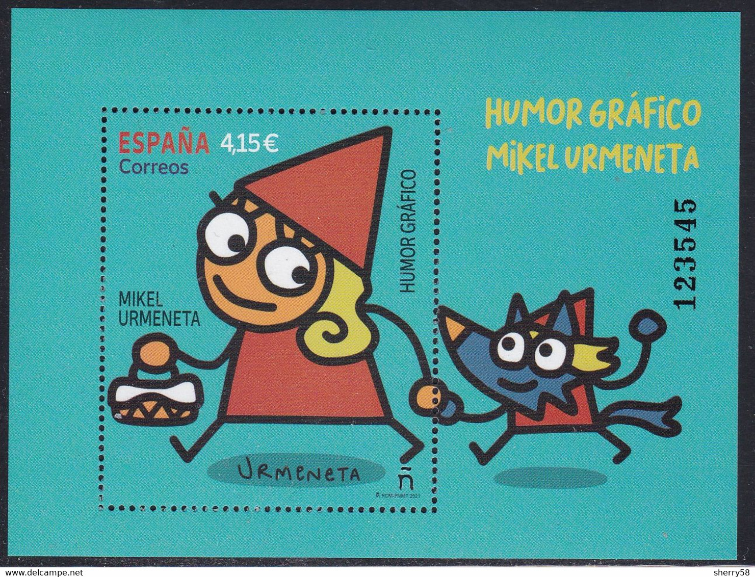 2021-ED. 5475 H.B. Humor Gráfico. Mikel Urmeneta  - NUEVO - Neufs