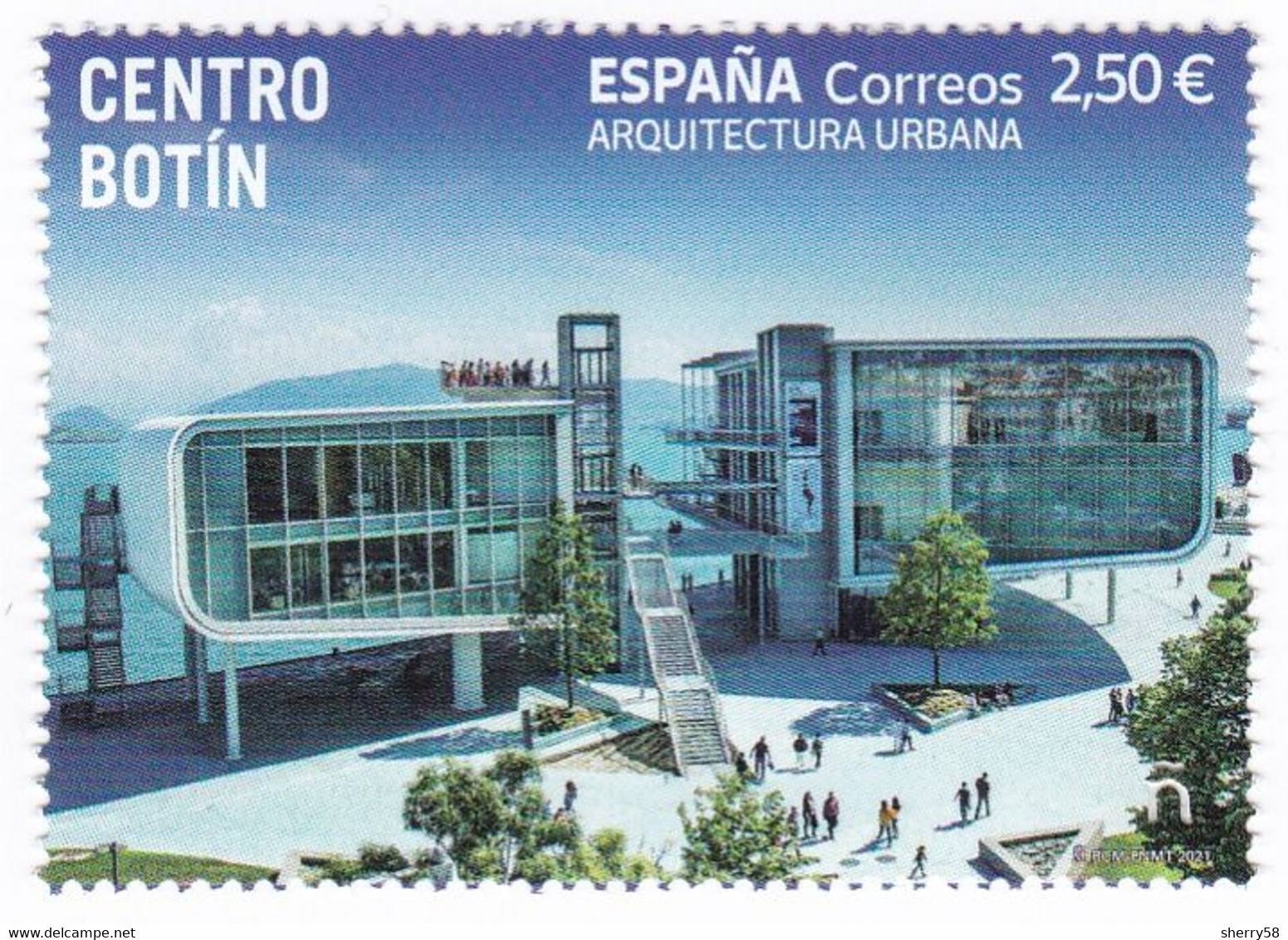 2021-ED. 5476 SERIE COMPLETA - Arquitectura Urbana. Centro Botín - NUEVO - Unused Stamps