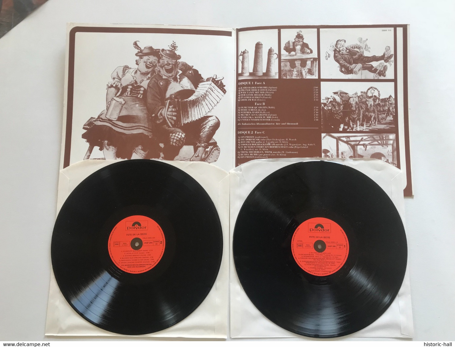 FETE DE LA BIERE Dionys Klein Et Ses Joyeux Bavarois - Die Bohemischen Blasmusikanten  Bier Und Blasmusik  - 2 LP - Other - German Music