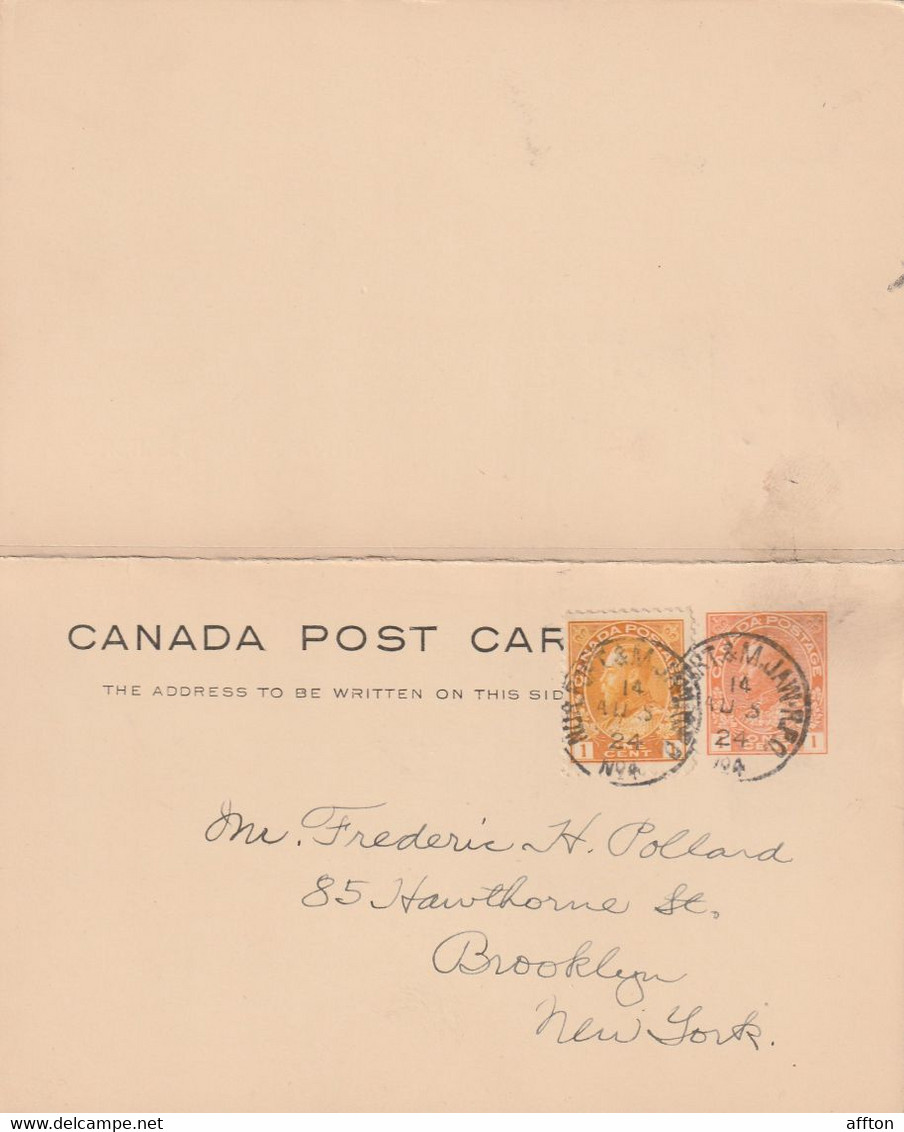 Canada Old Card Mailed - 1903-1954 Rois