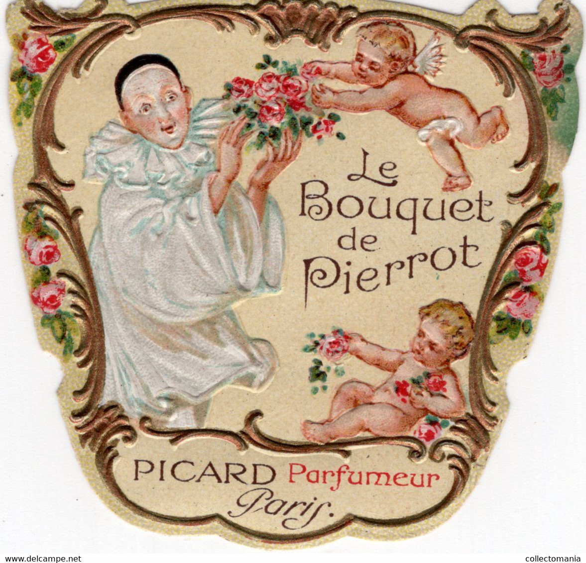 3 Etiquettes Picard Parfumeur Paris   Brise Amoureuse   Bouquet De Pierrot  La Freya  Art Nouveau - Antiguas (hasta 1960)