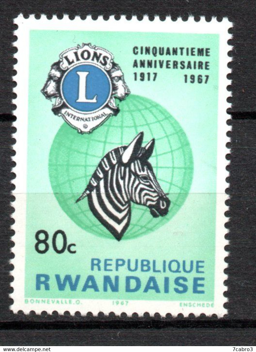 Rwanda  Y&T  N°  228  **  Neuf Sans Trace - Usati