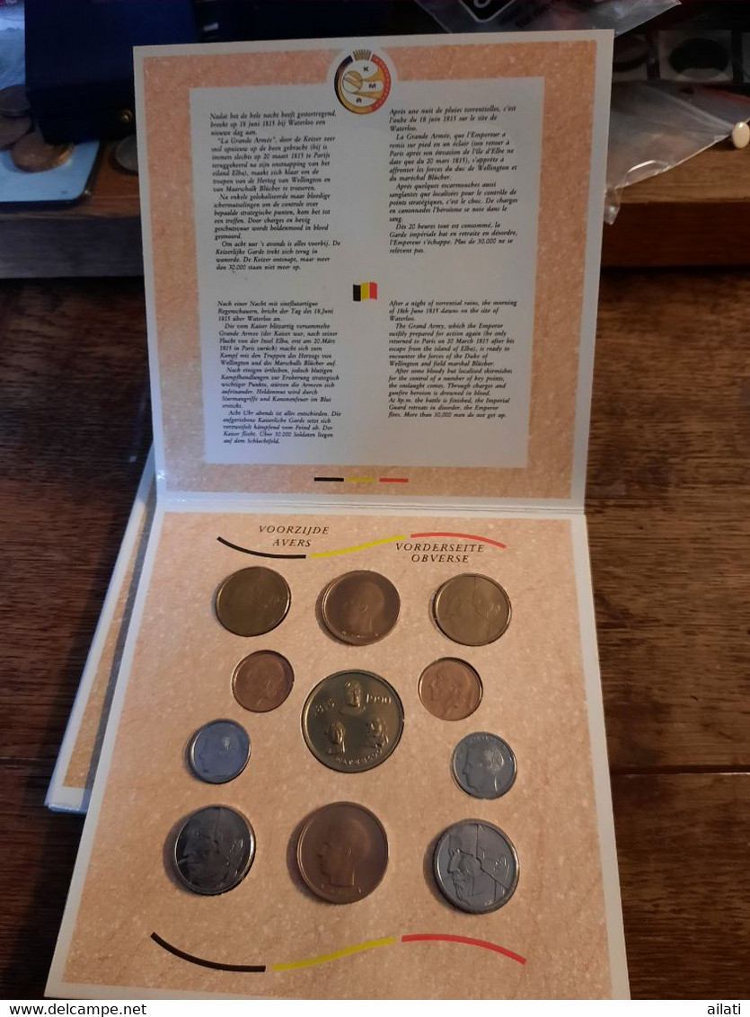 Une Série De Monnaies Belges En Fleurs De Coin. - Profesionales / De Sociedad