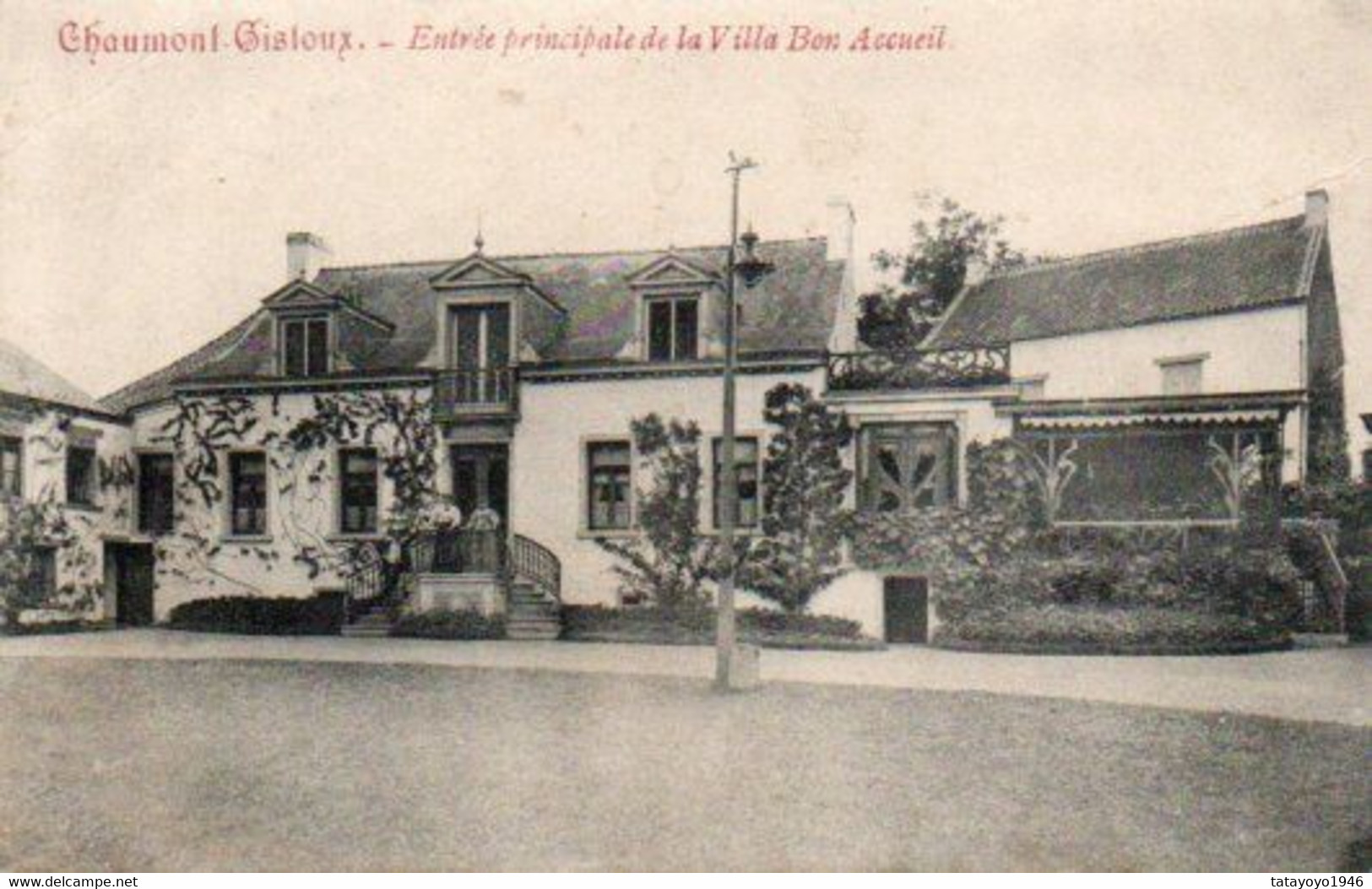 CHAUMONT GiSTOUX  Entrée Principale De La Villa Bon Accueil - Chaumont-Gistoux