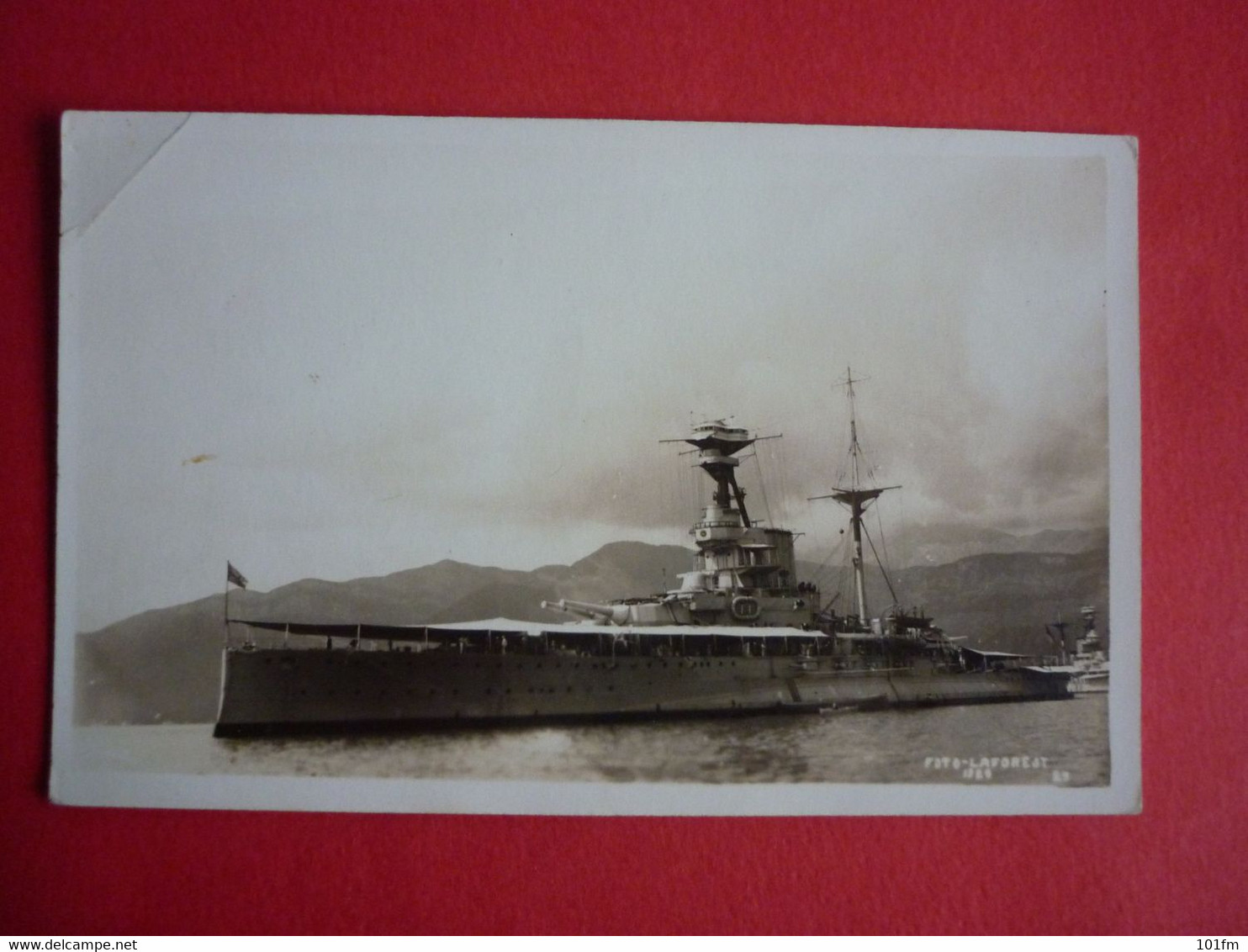 HMS REVENGE IN CATTARO, MONTENEGRO 1929 - Warships