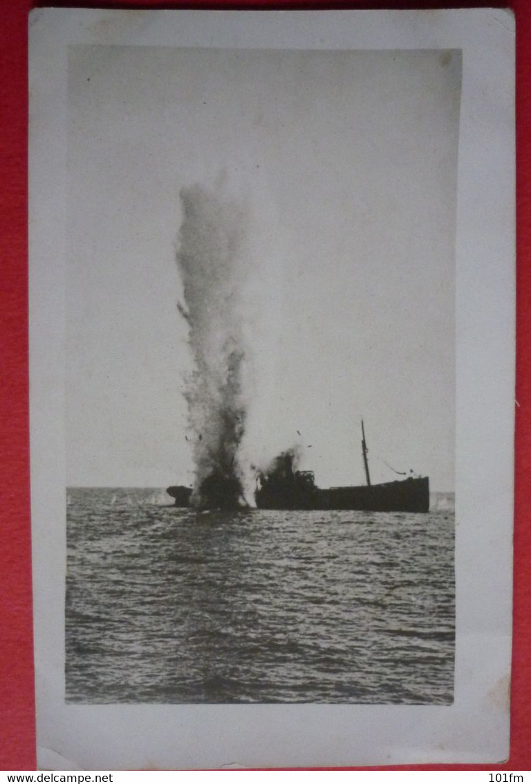 AUSTRIA - K.u.K.  KRIEGSMARINE ORIGINAL PHOTO , TORPEDO SHOOTING - Warships