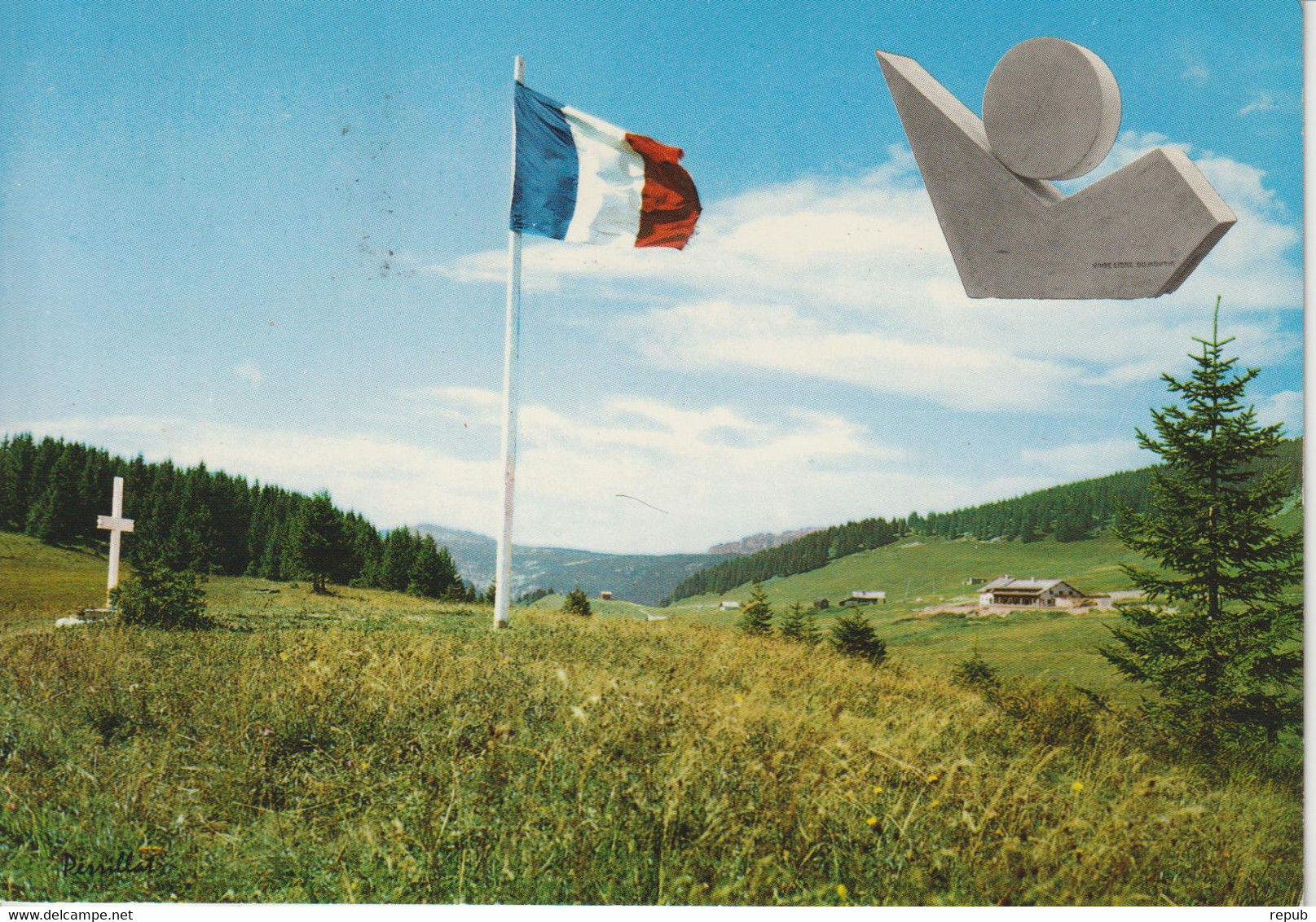 France 1973 Monument Resistance Thorens-Glières - Cachets Commémoratifs