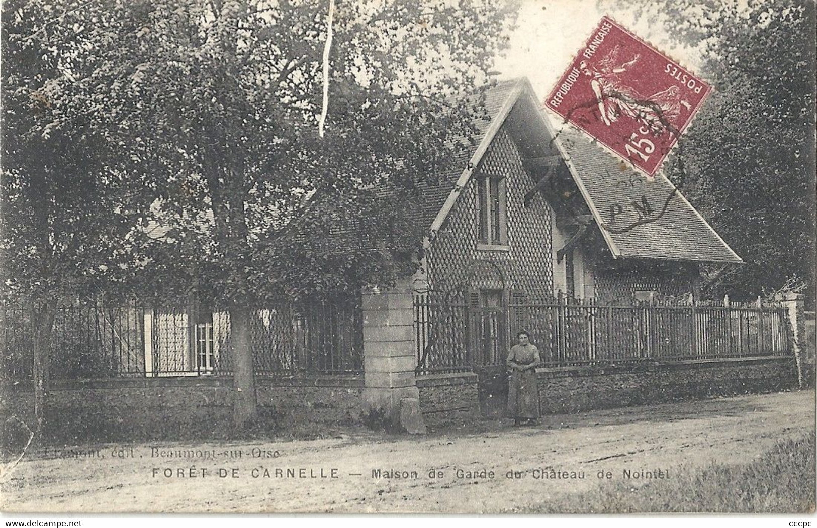 CPA Viarmes Maison De Garde Du Château De Nointel - Nointel