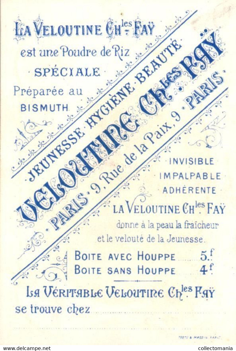 2 Chromos PUB Ch.  Fay Rue De La Paix PARIS Abeilles Bees Sauterelle Grashopper - Testu & Massin Anno 1880,  Magnifiek - Andere & Zonder Classificatie