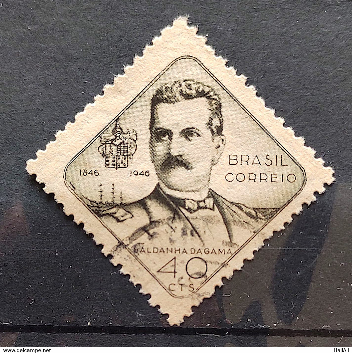 C 212 Brazil Stamp Admiral Saldanha Da Gama Militar 1946 2 Circulated - Other & Unclassified