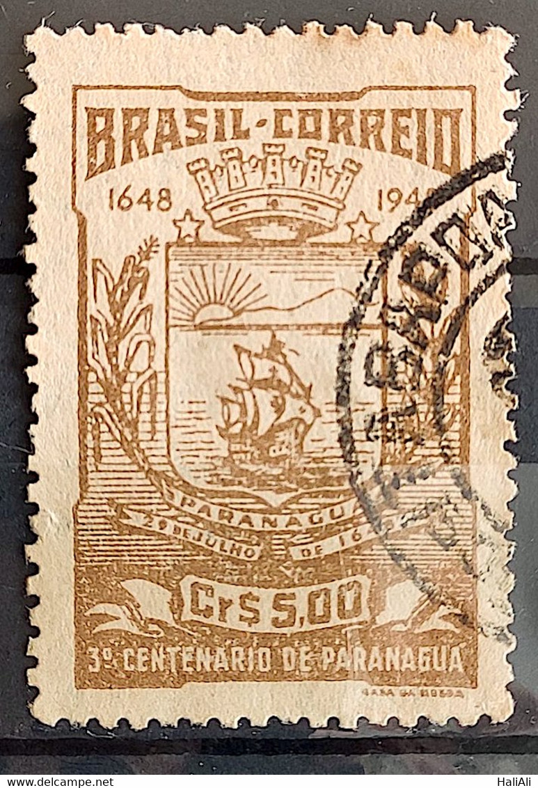 C 238 Brazil Stamp Tercentenary Paranagua Ship 1948 2 Circulated - Sonstige & Ohne Zuordnung