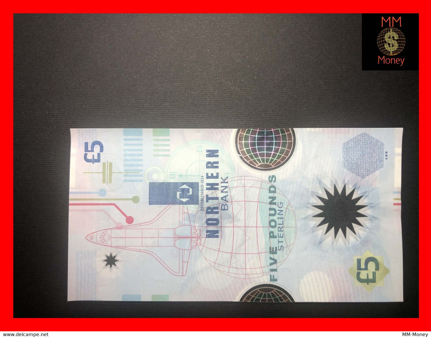 Northern Ireland  Northern  Bank  5 £ 1.1.2000 *COMMEMORATIVE *  *Y2K*  P. 203  VF+ - 5 Pounds