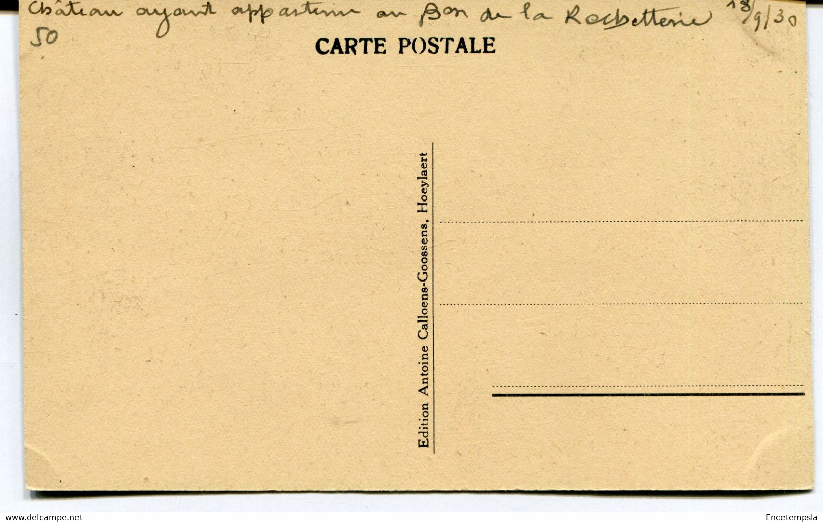 CPA - Carte Postale - Belgique - Hoeylaert - Maison Communale (AT16648) - Hoeilaart