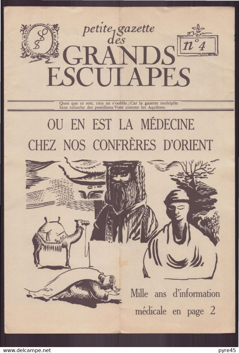 Petite Gazette Des Grands Esculapes, N° 4, 1950 - Medicine & Health