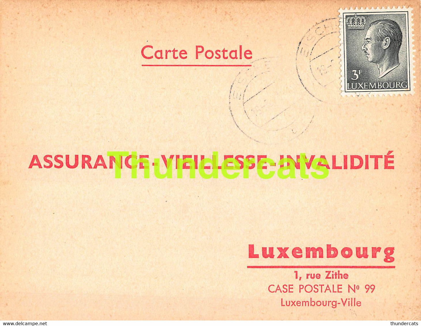 ASSURANCE VIEILLESSE INVALIDITE LUXEMBOURG 1973 EISCHEN WELSCHER MORIS - Lettres & Documents