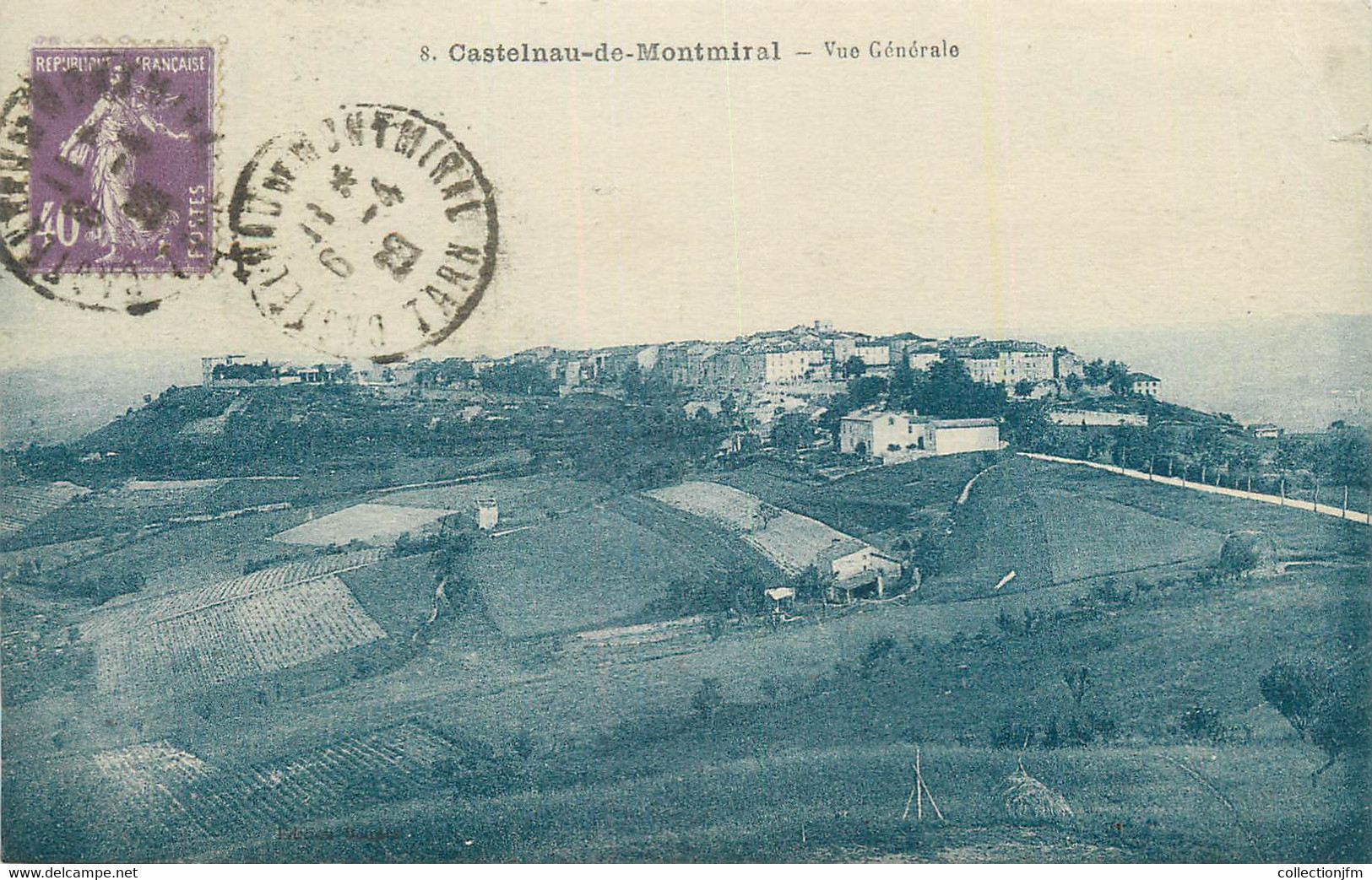 CPA FRANCE 81 "Castelnau De Montmirail, Vue Générale". - Castelnau De Montmirail