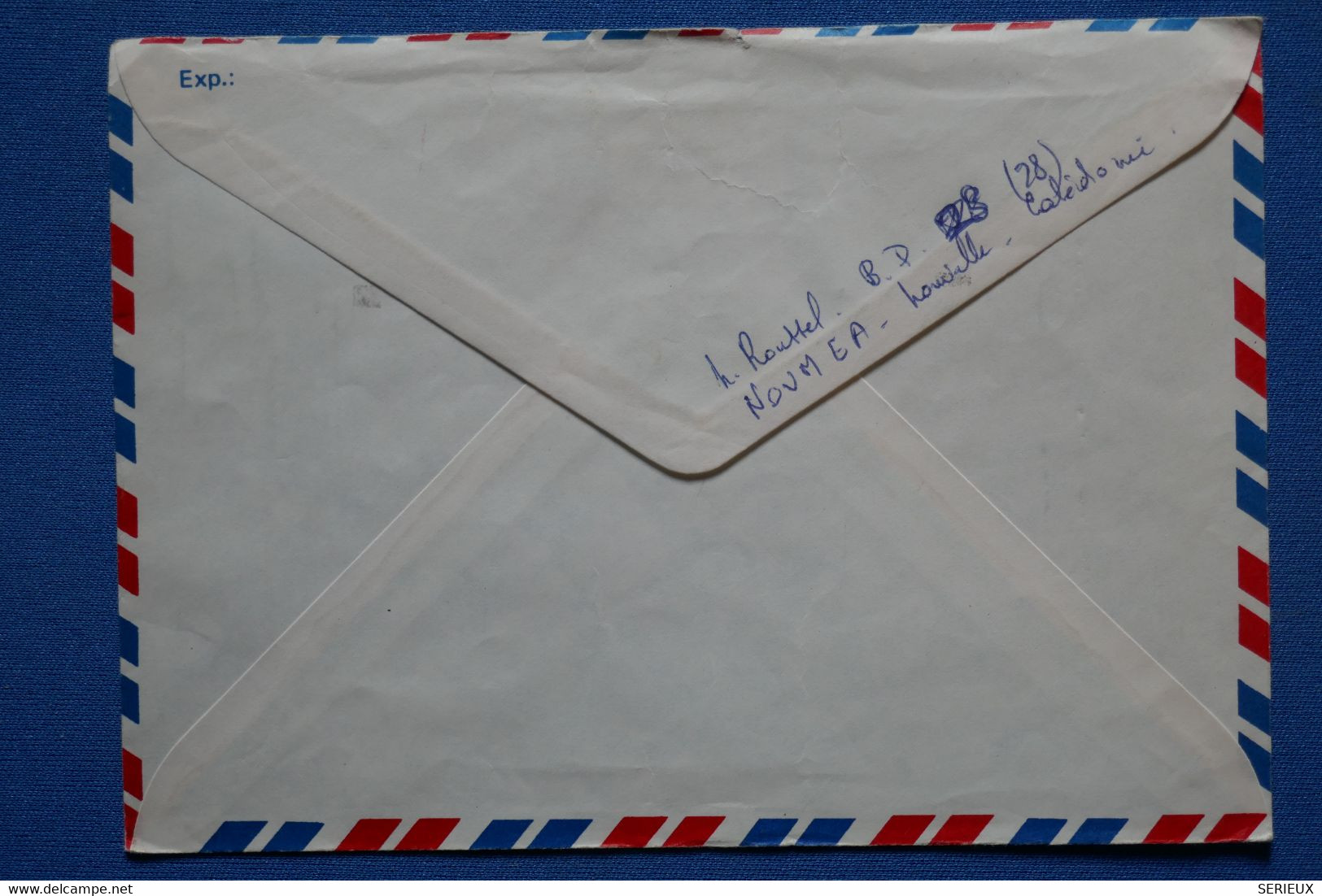 Q3 NOUVELLE CALEDONIE BELLE LETTRE 1986 NOUMEA POUR VERSAILLES FRANCE + AFFRANCH. PLAISANT - Lettres & Documents