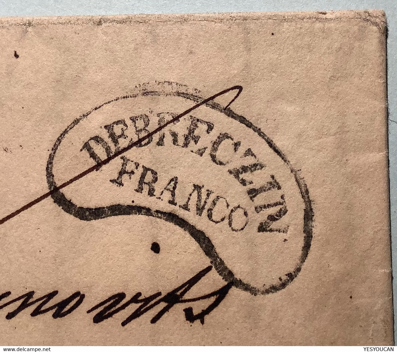 „DEBRECZIN FRANCO“ (Debrecen)RARE REGISTERED 1842 Pre-Stamp Cover (Hungary Österreich Ungarn Vorphilatelie Brief - ...-1867 Préphilatélie