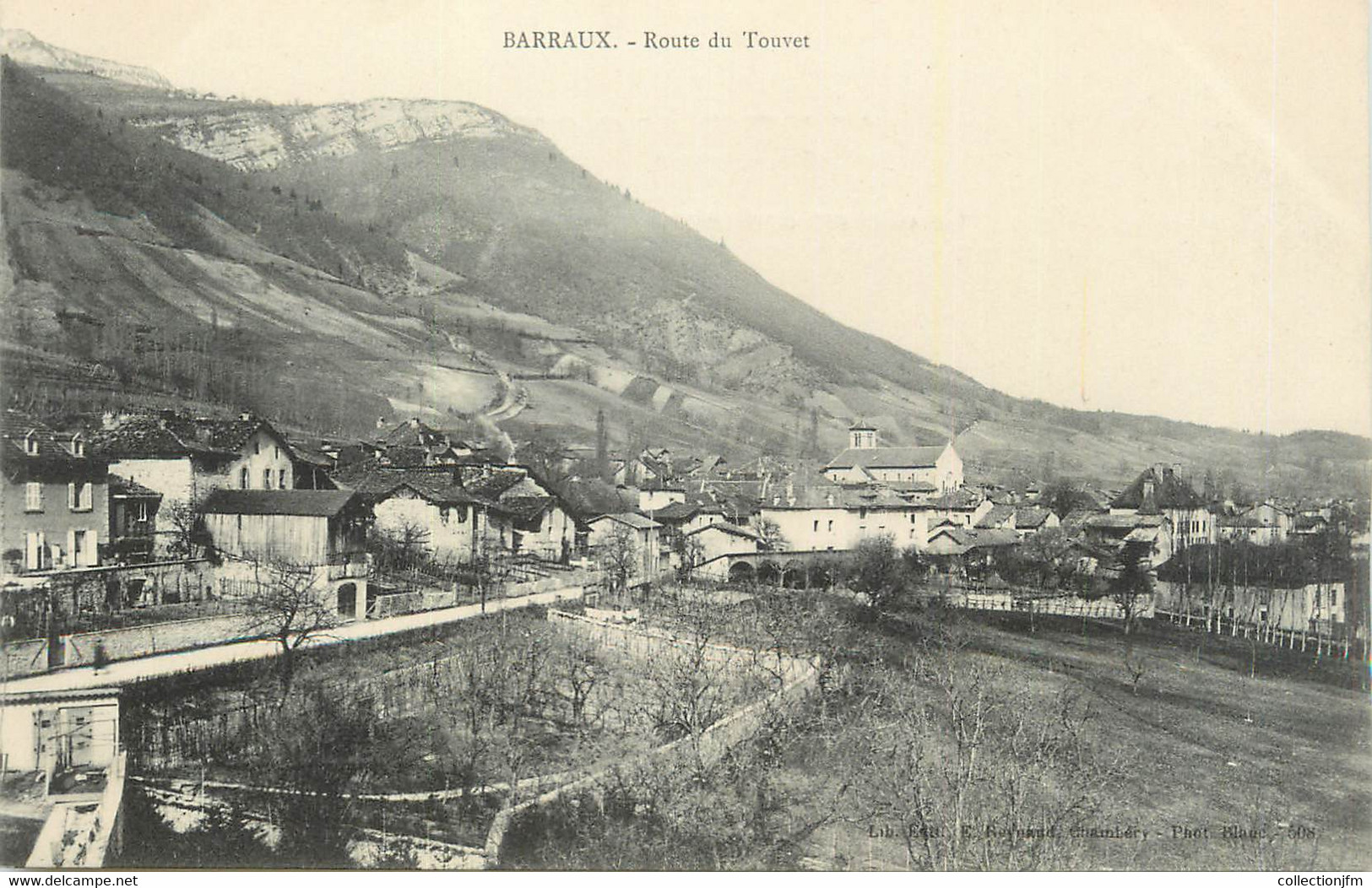 CPA FRANCE 38 "Barraux, Route Du Touvet". - Barraux