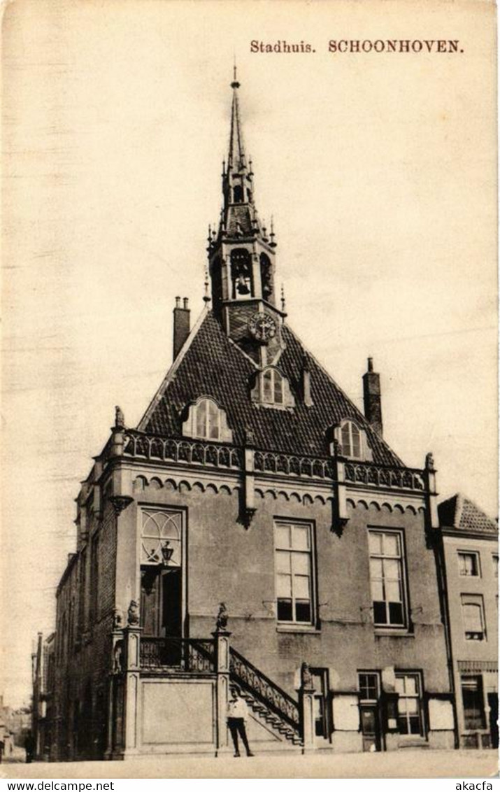 CPA AK Schoonhoven - Stadhuis NETHERLANDS (714219) - Schoonhoven