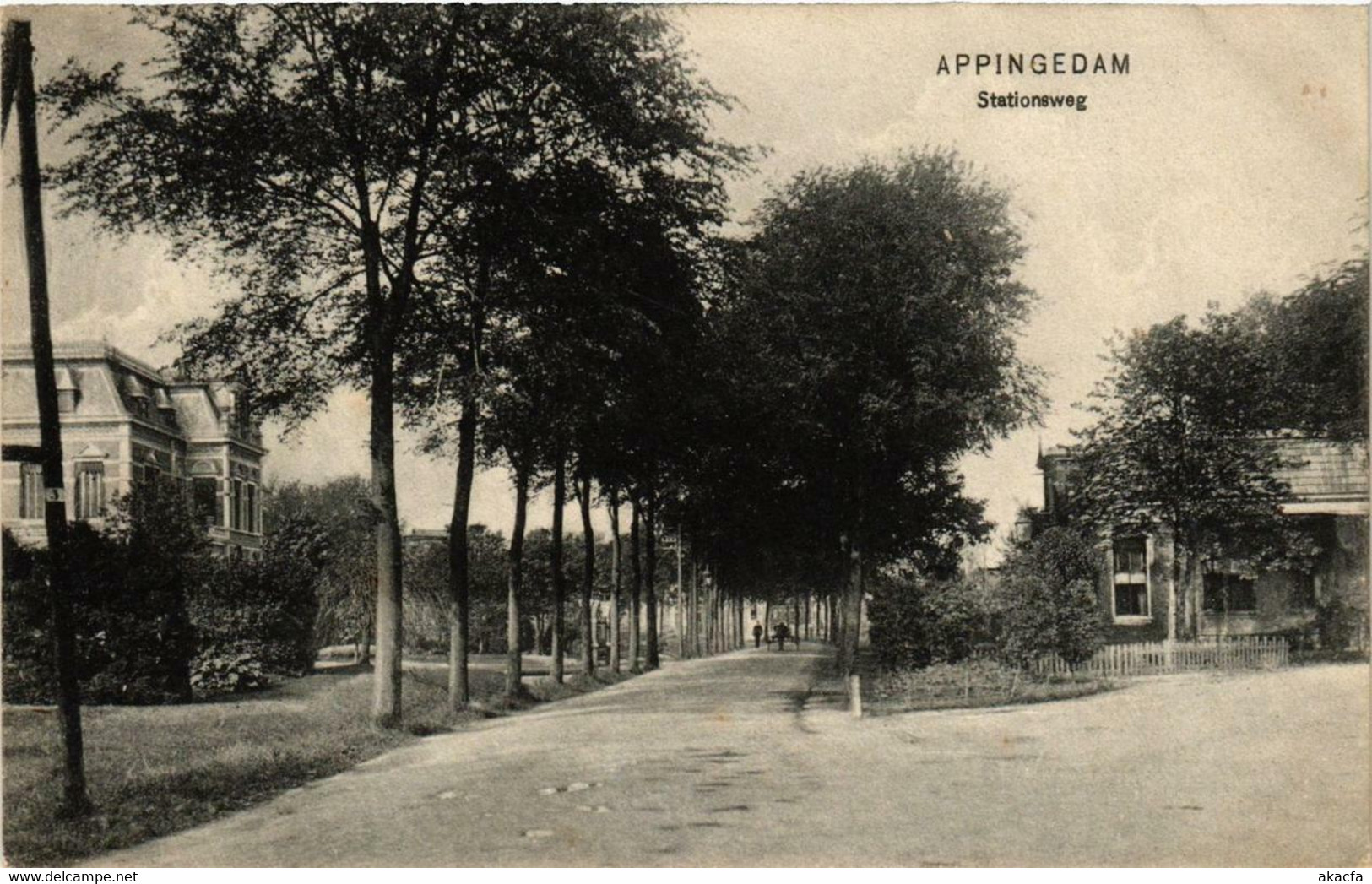 CPA AK APPINGEDAM Stationsweg NETHERLANDS (706125) - Appingedam