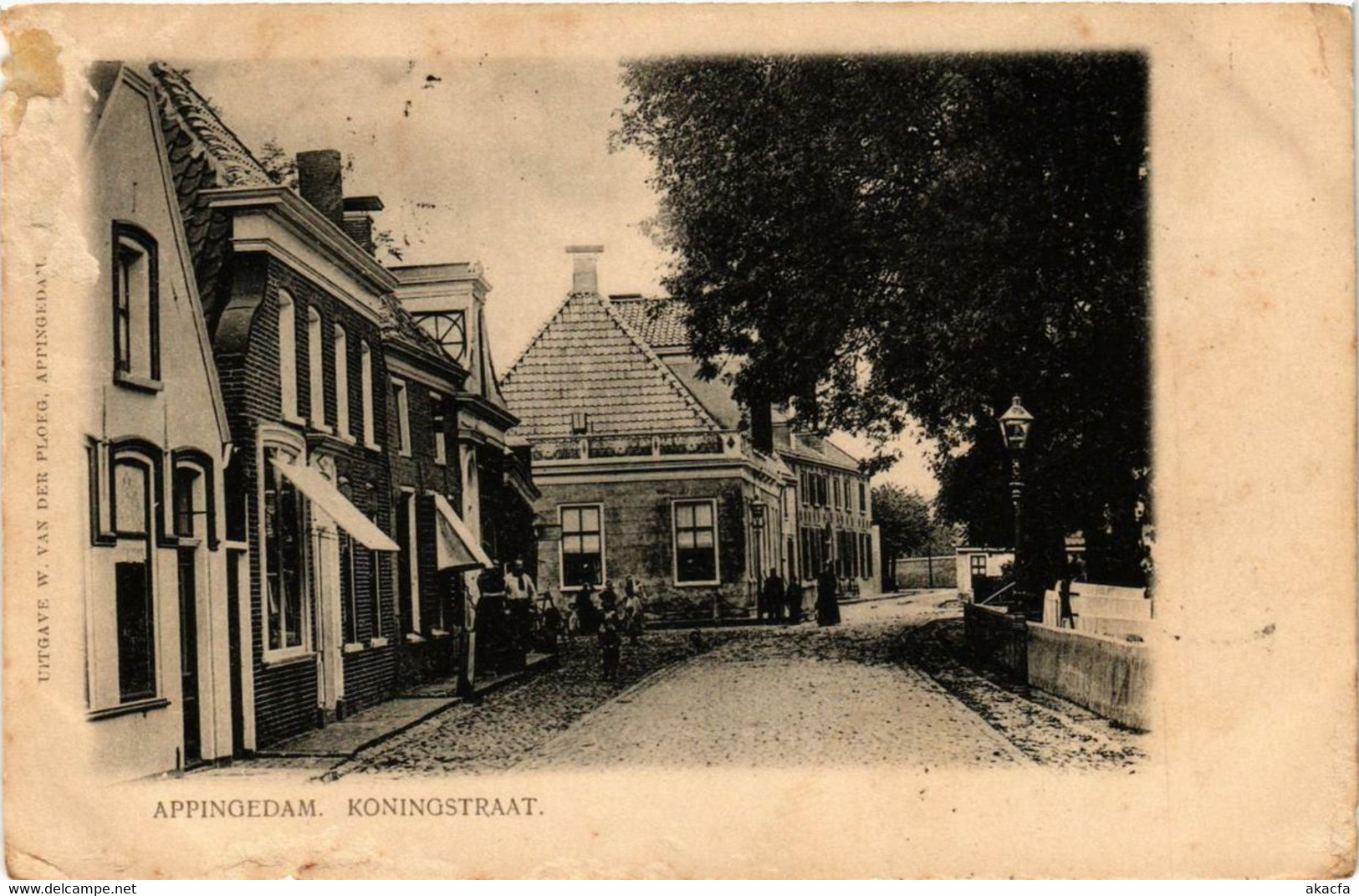 CPA AK APPINGEDAM Koningstraat NETHERLANDS (706239) - Appingedam