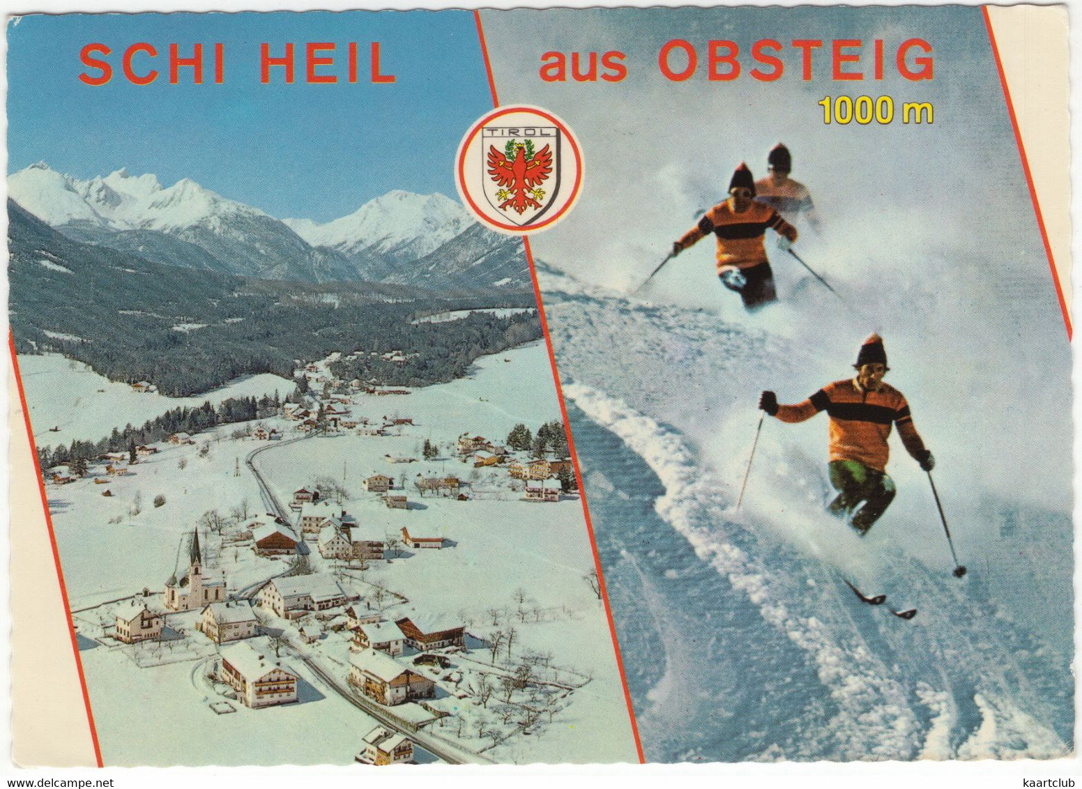 Schi Heil Aus Obsteig 1000 M Mit Lechtaler Alpen, 2495 M - Tirol - (Ski) - Lechtal