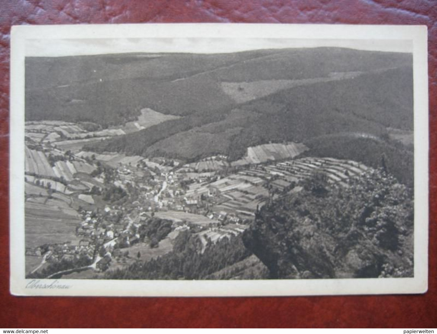 Steinbach-Hallenberg (Schmalkalden-Meiningen) Oberschönau - Blick Von Den 12 Apostelfelsen - Steinbach-Hallenberg