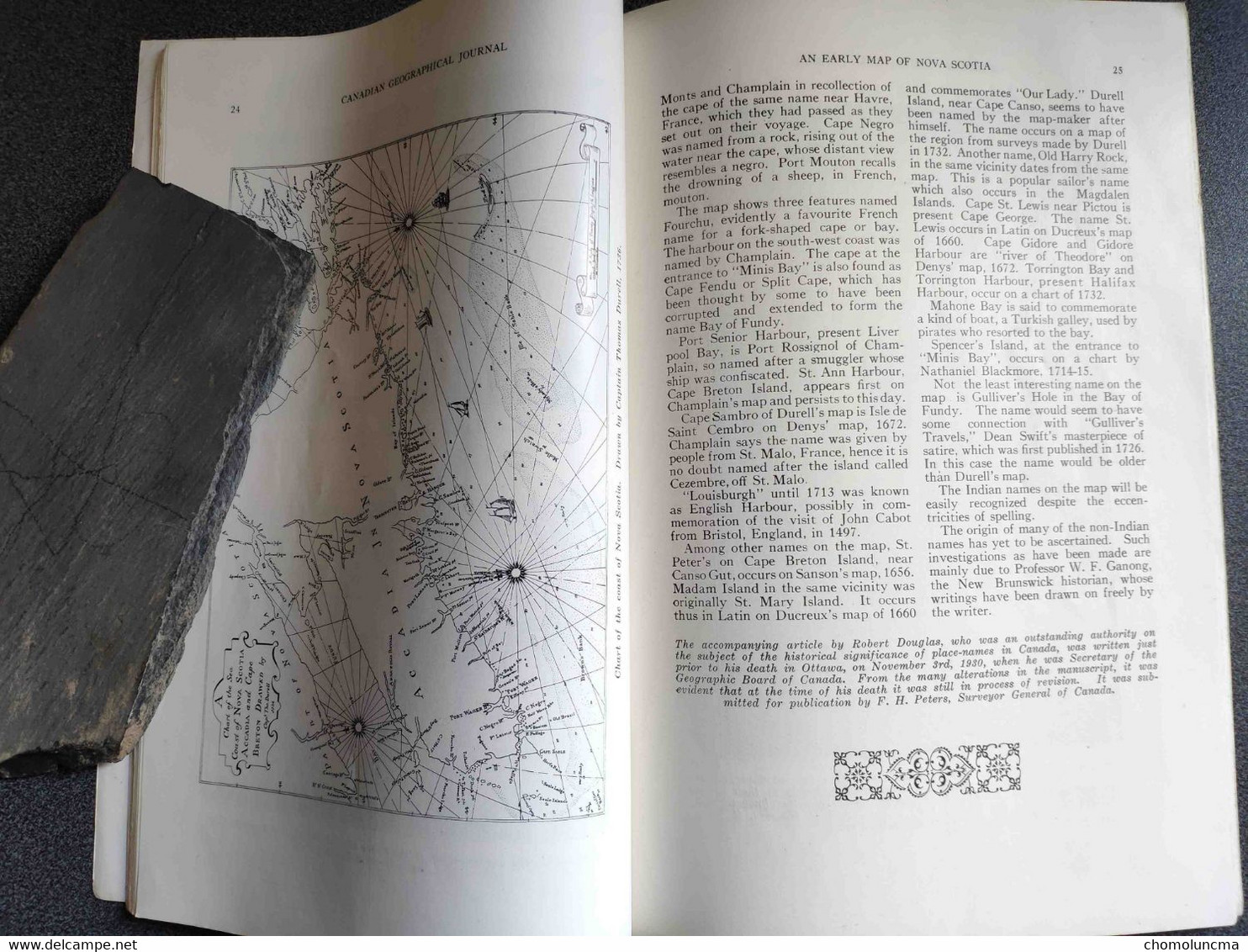 Canadian Geographical 1932 J. Europe In Western Nova Scotia Port Wine & Cod Fish Newfoundland San Marino Diego De Colon - Geografía