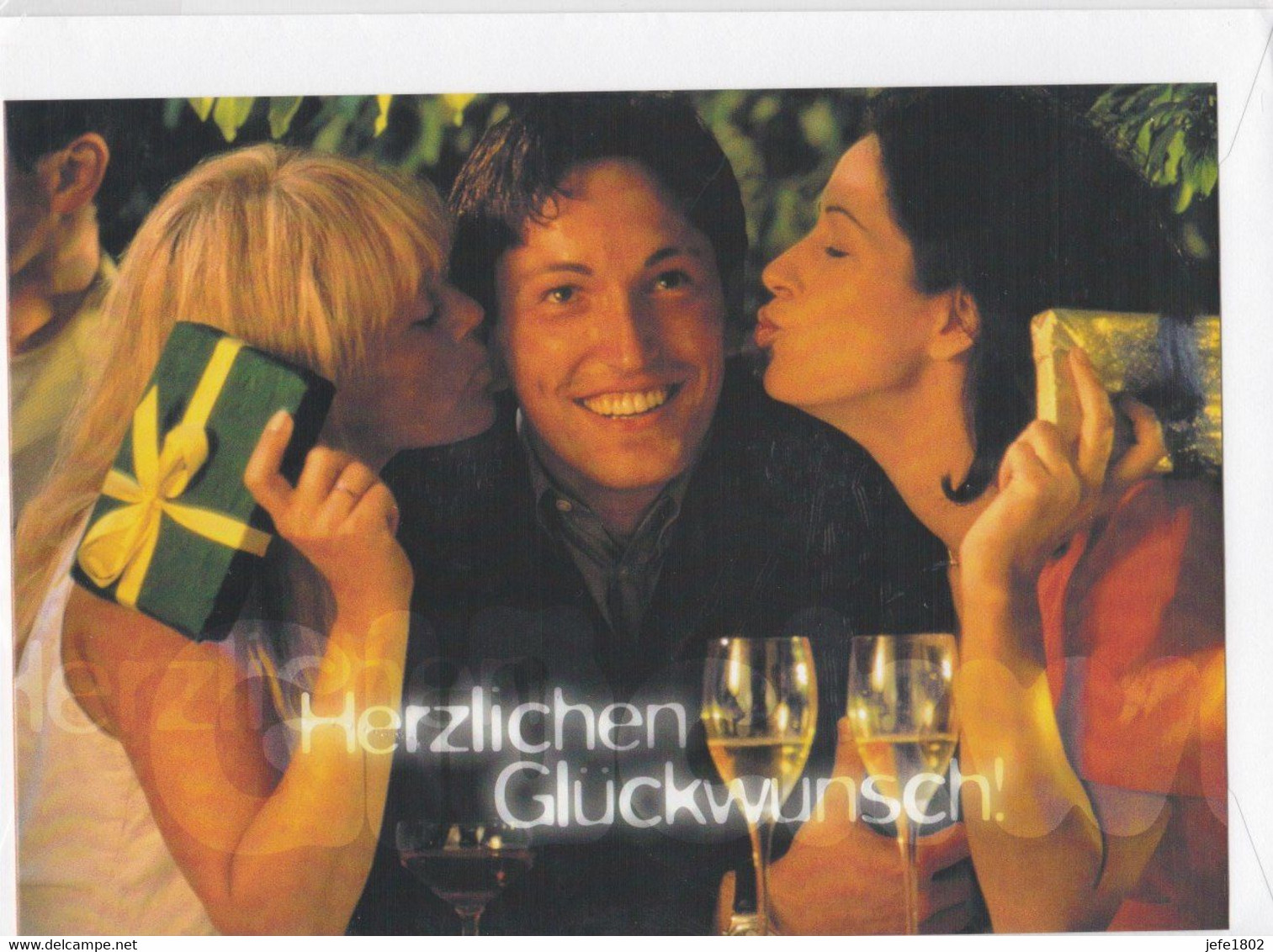 Postogram 172 D / 00 - Herzlichen Glückwunsch ! - Friends - Postogram