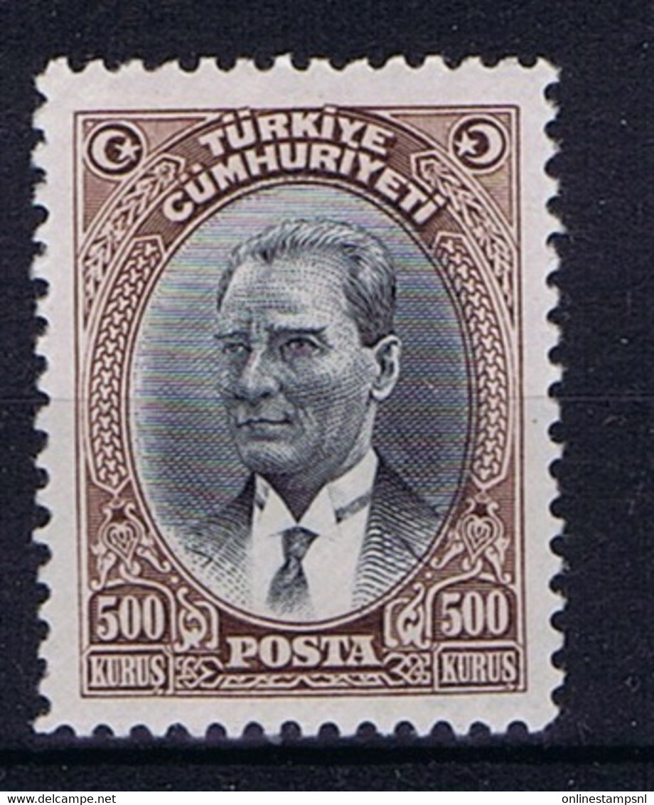 Turkey Mi 912  Isf 1232 1930 MH/*, Mit Falz, Avec Charnière  Signed/ Signé/signiert/ Approvato - Ungebraucht