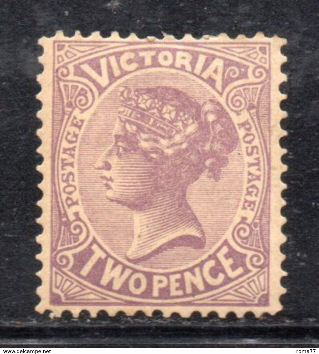 APR356  - VICTORIA 1901,  2 Pence Yvert N. 120 * Linguella Pesante (2380) Filigrana Capovolta - Mint Stamps