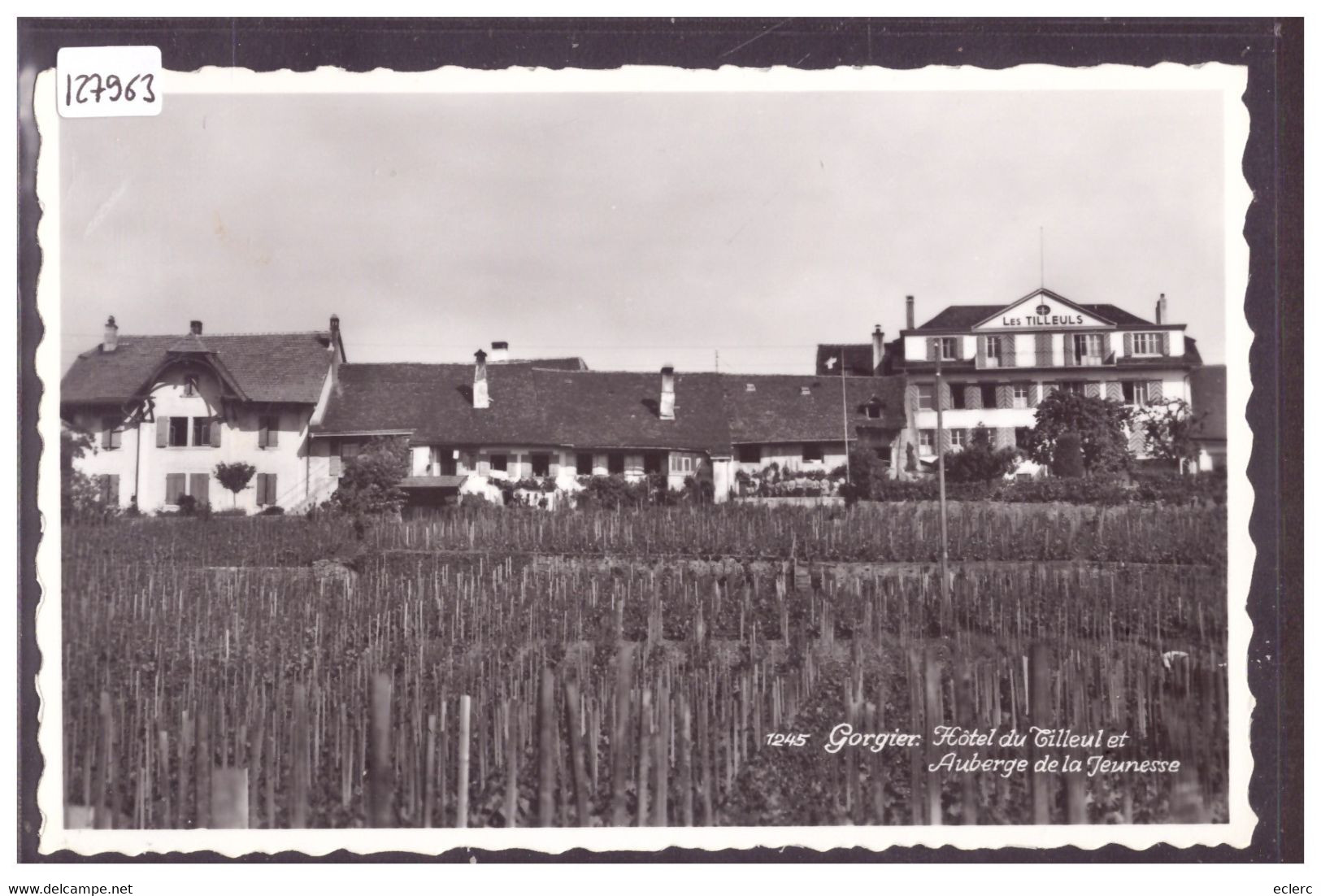 GORGIER - HOTEL LES TILLEUILS - TB - Gorgier