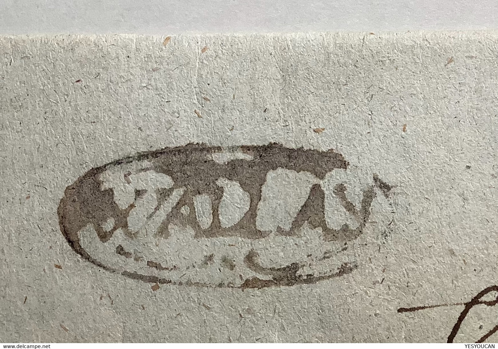 “WALLAY” RRR ! 1841 (Vallaj) Pre-Stamp Cover (Österreich Ungarn Vorphilatelie Brief Hungary Lettre Préphilatelique - ...-1867 Voorfilatelie