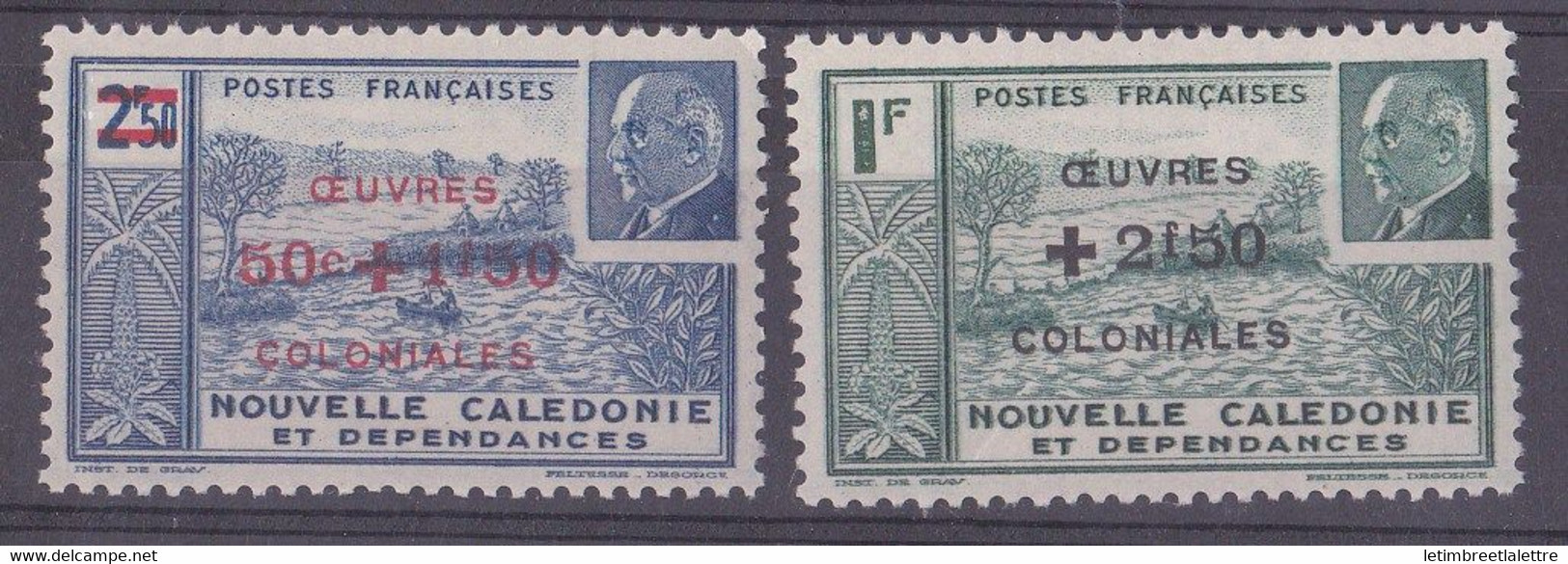 ⭐ Nouvelle-Calédonie N° 246-247** Neuf Sans Charnière⭐ - Nuevos