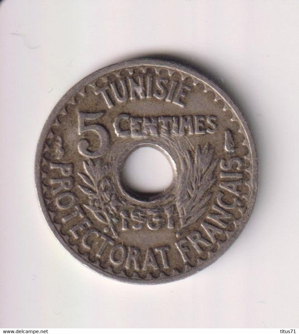 5 Centimes Tunisie 1931 Petit Module - Tunisie