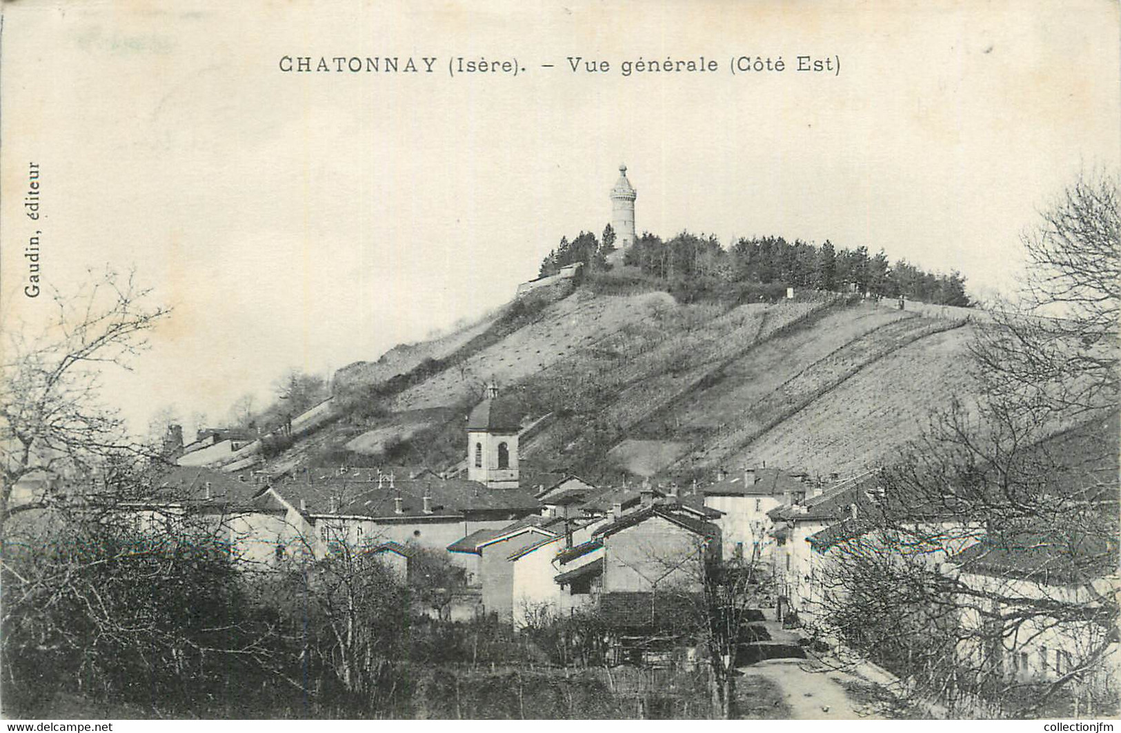 CPA FRANCE 38 " Châtonnay, Vue Générale". - Châtonnay