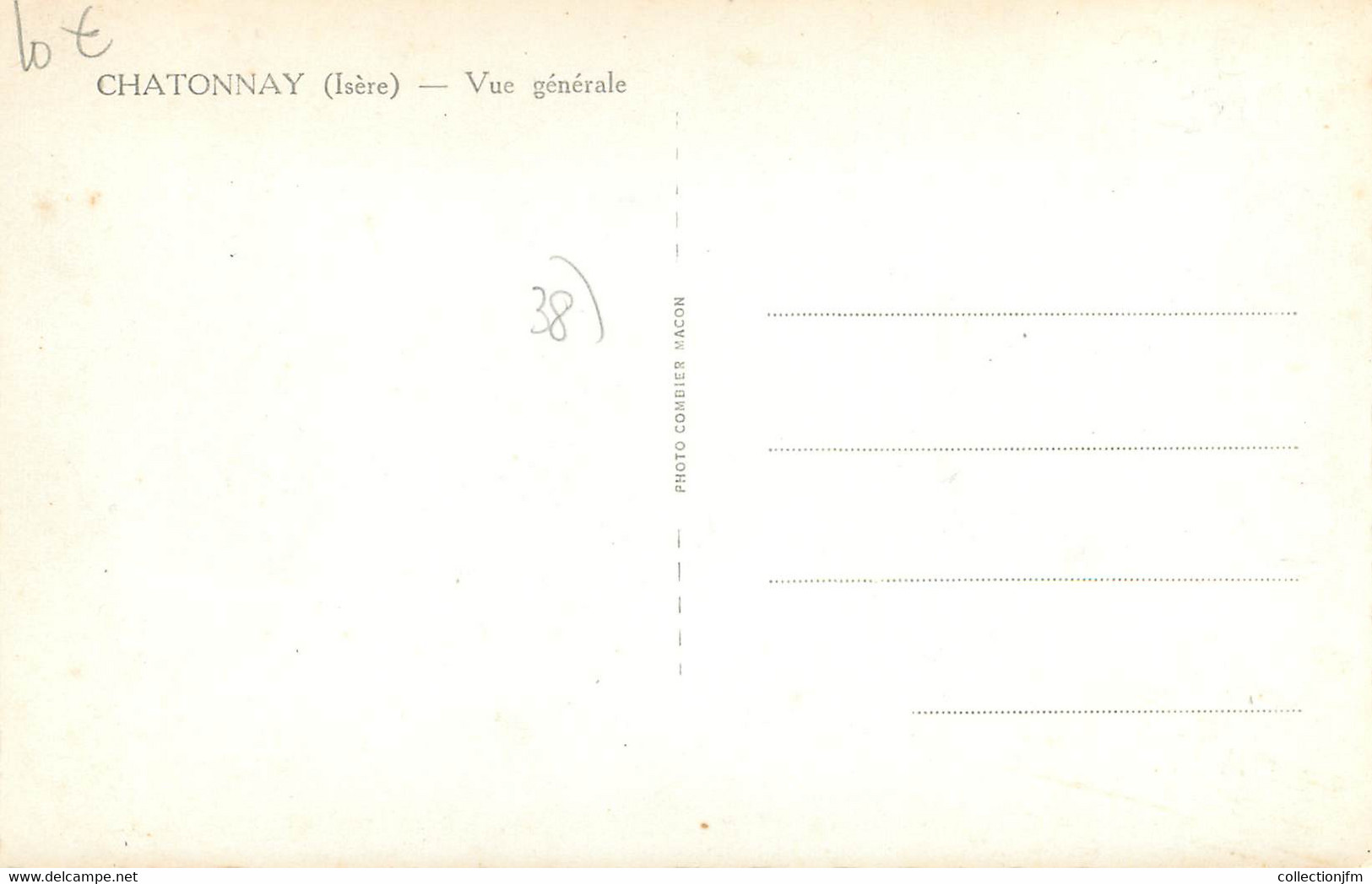 CPSM FRANCE 38 " Châtonnay, Vue Générale". - Châtonnay