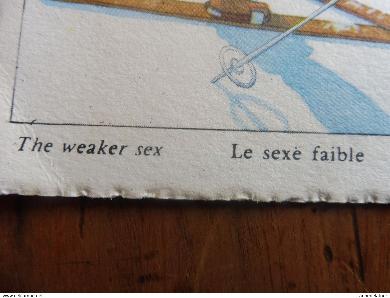 CPA  signé Samivel  LE SEXE FAIBLE  -The weaker sex  - Das schwache Geschlecht  (non voyagé)