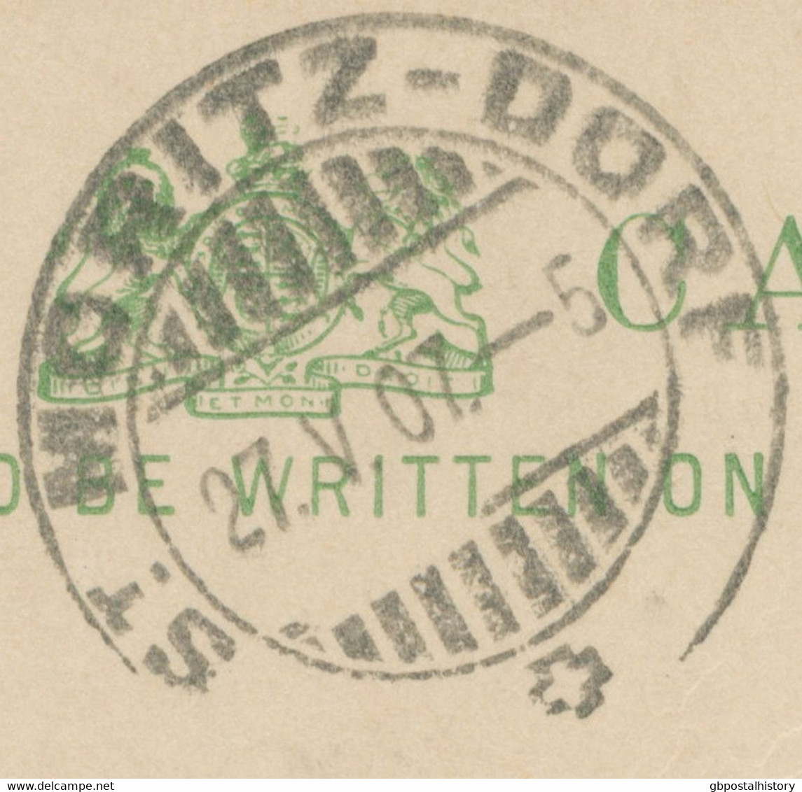 GB „TIVERTON“ Double Circle (26mm) On Superb EVII ½d Postal Stationery Postcard Uprated With ½ D To Switzerland - Brieven En Documenten