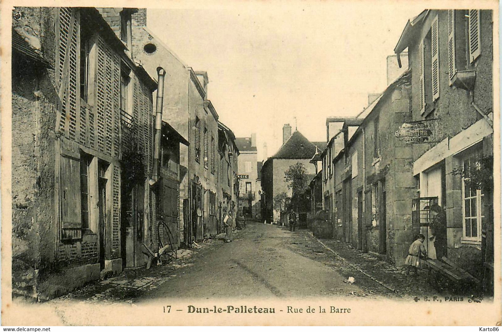 Dun Le Palleteau * La Rue De La Barre * étameur - Dun Le Palestel
