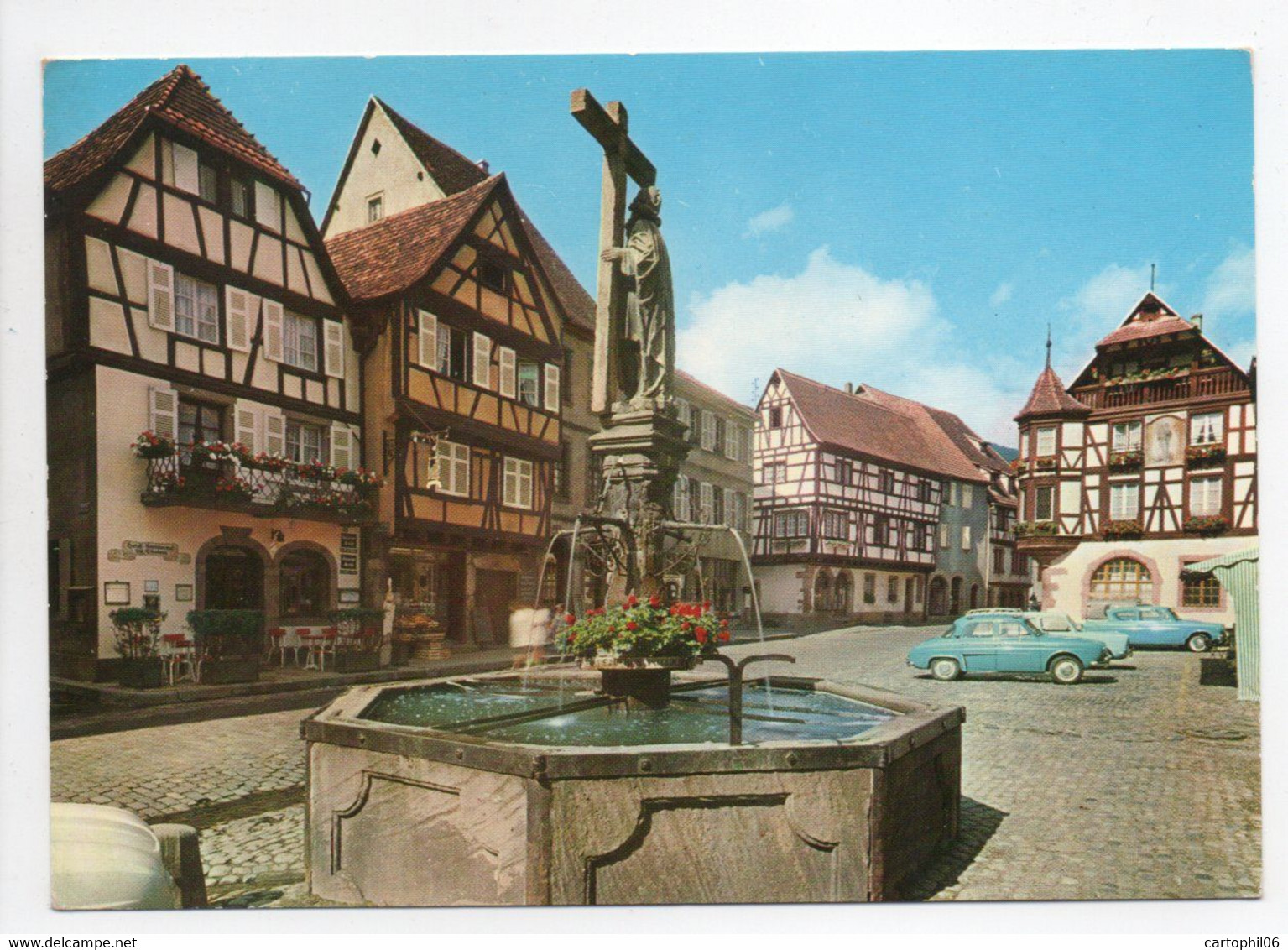 - CPM KAYSERSBERG (68) - Place De L'Eglise - Editions DRUSSEL 654 - - Kaysersberg