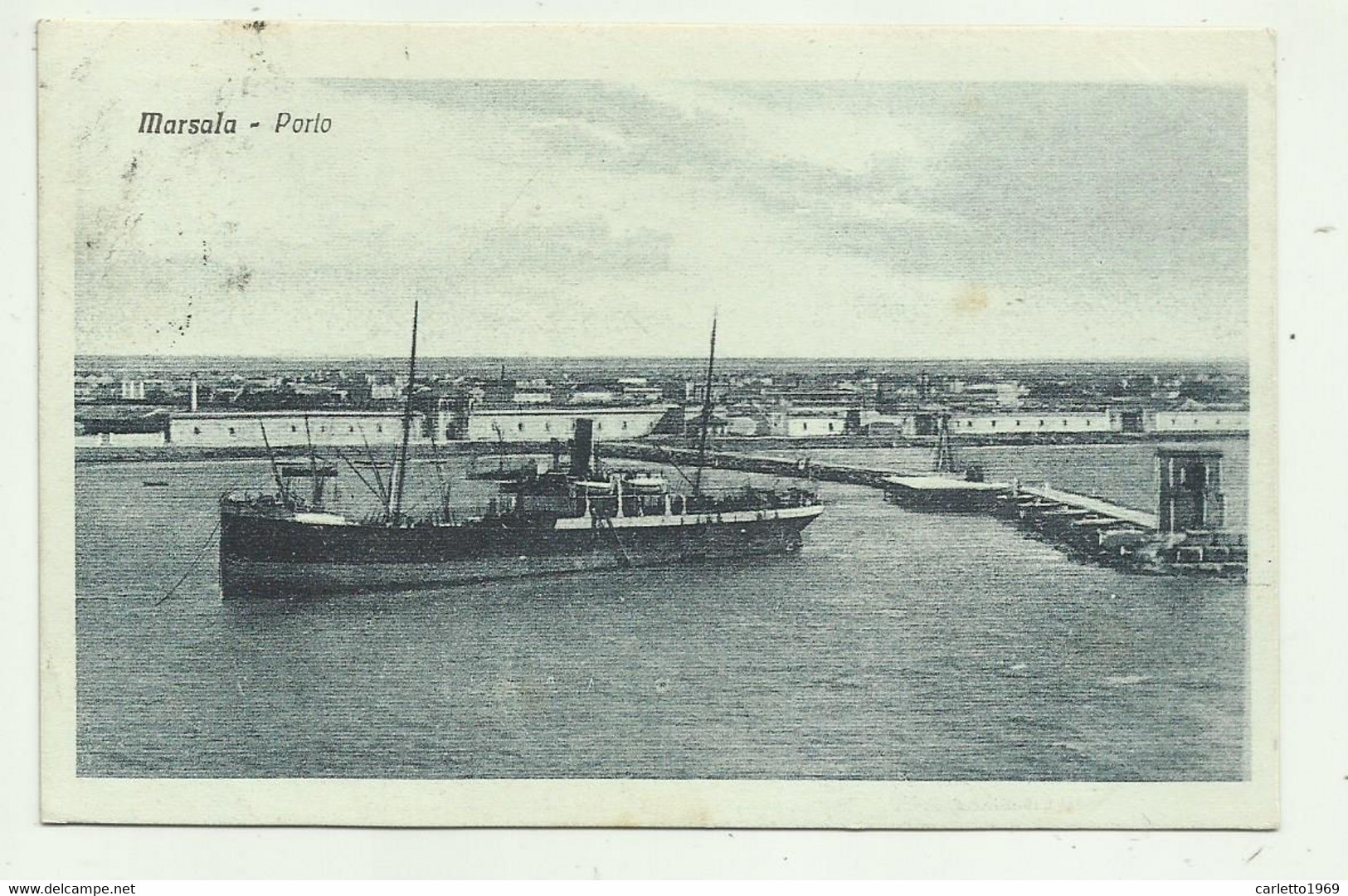 MARSALA - PORTO 1927 - VIAGGIATA FP - Marsala