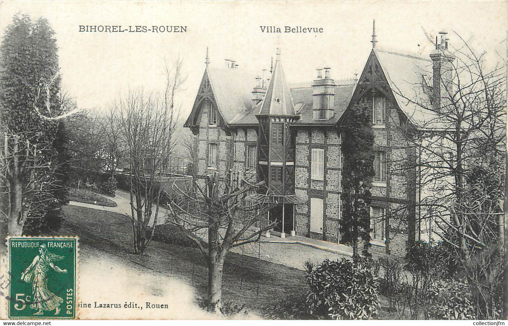 CPA FRANCE 76 "Bihorel Les Rouen, Villa Bellevue". - Bihorel