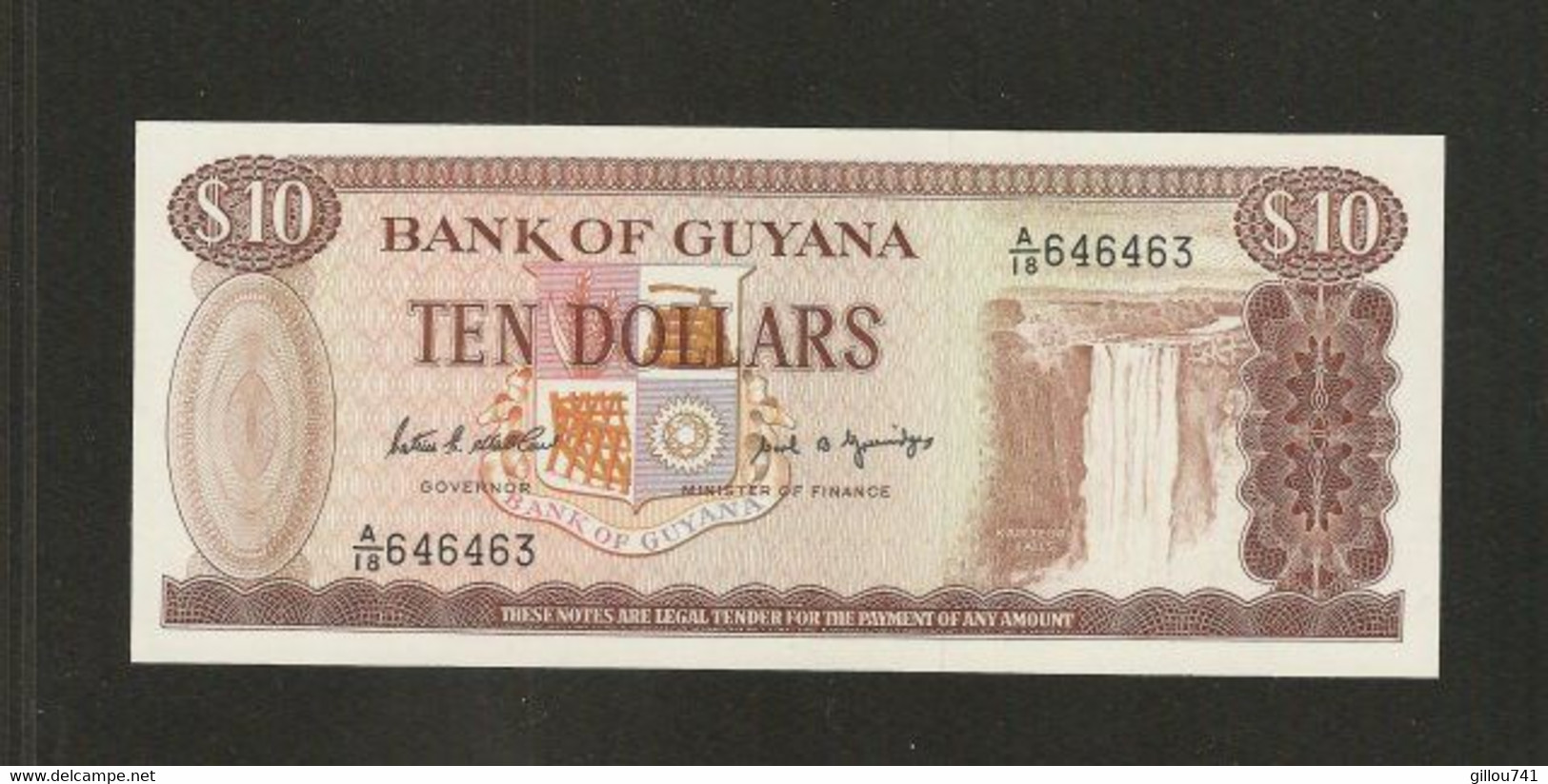 Guyana, 10 Dollars, 1965 ND Issue - Guyana